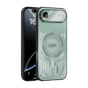For iPhone 17 Air ABEEL Ice Fox Series Magsafe Heat Sink Cooling Phone Case(Light Green)
