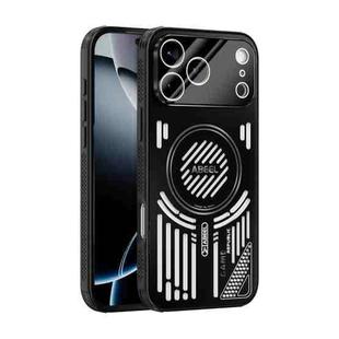 For iPhone 17 Pro Max ABEEL Ice Fox Series Magsafe Heat Sink Cooling Phone Case(Black)