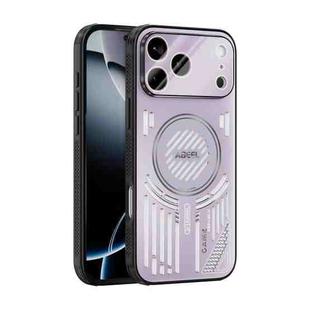 For iPhone 17 Pro Max ABEEL Ice Fox Series Magsafe Heat Sink Cooling Phone Case(Pink Purple)
