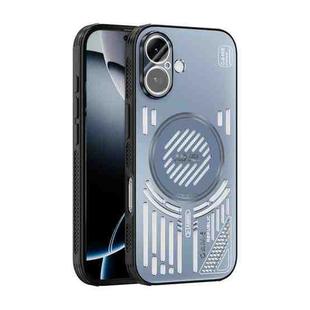For iPhone 17 ABEEL Ice Fox Series Magsafe Heat Sink Cooling Phone Case(Blue)