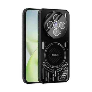 For vivo X200 Pro Mini ABEEL Ice Fox Series Magsafe Heat Sink Cooling Phone Case(Black)
