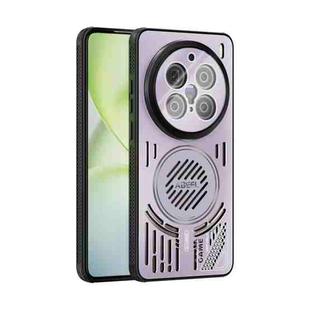 For vivo X200 Pro ABEEL Ice Fox Series Magsafe Heat Sink Cooling Phone Case(Pink Purple)