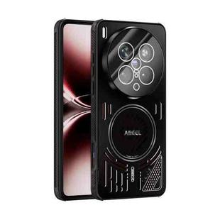 For vivo X200 Ultra ABEEL Ice Fox Series Magsafe Heat Sink Cooling Phone Case(Black)