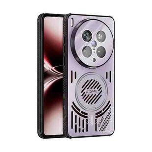 For vivo X200 Ultra ABEEL Ice Fox Series Magsafe Heat Sink Cooling Phone Case(Pink Purple)