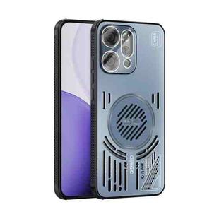 For OPPO Reno 14 Pro Global ABEEL Ice Fox Series Magsafe Heat Sink Cooling Phone Case(Blue)