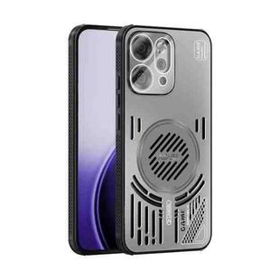 For OPPO Reno 14 Global ABEEL Ice Fox Series Magsafe Heat Sink Cooling Phone Case(Titanium Gray)