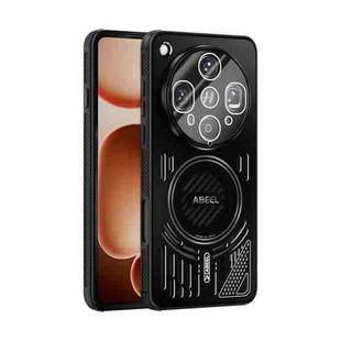 For OPPO Find X8 Ultra ABEEL Ice Fox Series Magsafe Heat Sink Cooling Phone Case(Black)