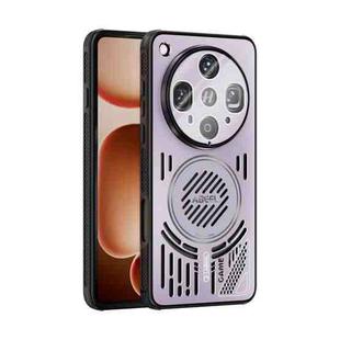 For OPPO Find X8 Ultra ABEEL Ice Fox Series Magsafe Heat Sink Cooling Phone Case(Pink Purple)