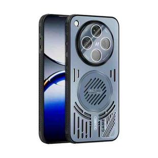 For OPPO Find X8 ABEEL Ice Fox Series Magsafe Heat Sink Cooling Phone Case(Blue)
