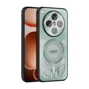 For OPPO Find X8s+ ABEEL Ice Fox Series Magsafe Heat Sink Cooling Phone Case(Light Green)