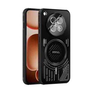 For OPPO Find X8s ABEEL Ice Fox Series Magsafe Heat Sink Cooling Phone Case(Black)