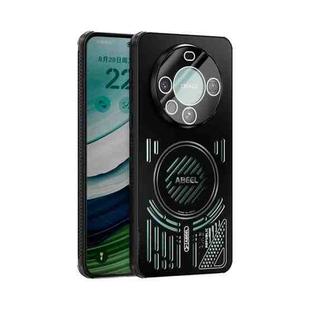 For Huawei Mate 60 Pro / 60 Pro+ ABEEL Ice Fox Series Magsafe Heat Sink Cooling Phone Case(Black)