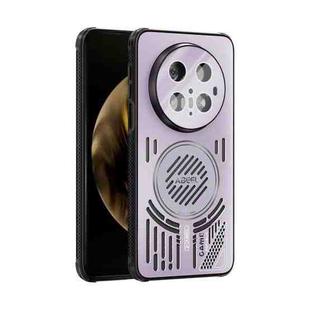 For Huawei Mate 70 Pro / 70 Pro+ ABEEL Ice Fox Series Magsafe Heat Sink Cooling Phone Case(Pink Purple)