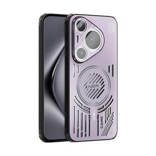 For Huawei Pura 70 Pro / Pura 70 Pro+ ABEEL Ice Fox Series Magsafe Heat Sink Cooling Phone Case(Pink Purple)