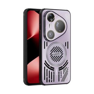For Huawei Pura 80 Ultra 5G ABEEL Ice Fox Series Magsafe Heat Sink Cooling Phone Case(Pink Purple)