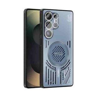 For Samsung Galaxy S25 Ultra 5G ABEEL Ice Fox Series Magsafe Heat Sink Cooling Phone Case(Blue)