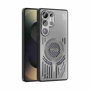 For Samsung Galaxy S25 Ultra 5G ABEEL Ice Fox Series Magsafe Heat Sink Cooling Phone Case(Titanium Gray)