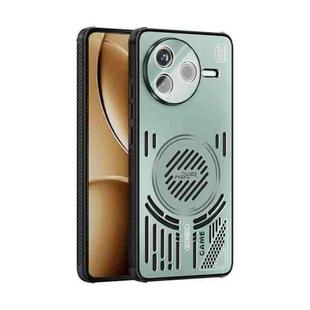 For Redmi K80 ABEEL Ice Fox Series Magsafe Heat Sink Cooling Phone Case(Light Green)