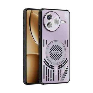 For Redmi K80 ABEEL Ice Fox Series Magsafe Heat Sink Cooling Phone Case(Pink Purple)