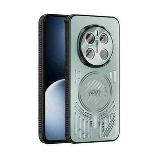 For Honor Magic7 Pro ABEEL Ice Fox Series Magsafe Heat Sink Cooling Phone Case(Light Green)