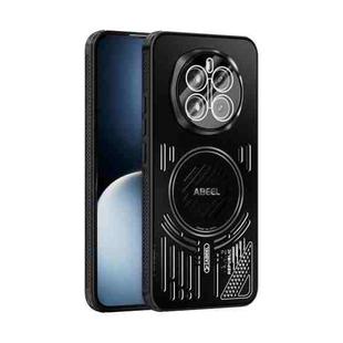 For Honor Magic7 ABEEL Ice Fox Series Magsafe Heat Sink Cooling Phone Case(Black)