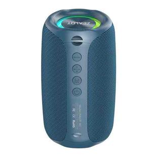 Zealot M2 8W Portable Outdoor RGB Bluetooth Speaker, without Microphone(Blue)