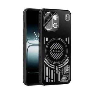 For OnePlus 13T ABEEL Ice Fox Series Magsafe Heat Sink Cooling Phone Case(Black)