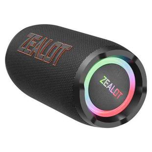 Zealot S76 50W Portable Outdoor RGB Bluetooth Speaker, Type:without Microphone(Black)