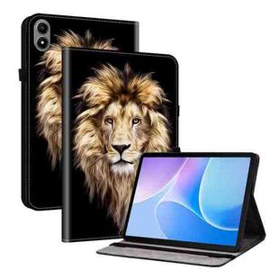 For Infinix Xpad 20 Crystal Texture Colored Drawing Leather Tablet Case(Lion Head)