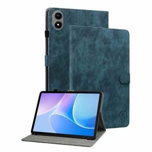 For Infinix Xpad 20 Tiger Pattern Flip Leather Tablet Case(Dark Blue)