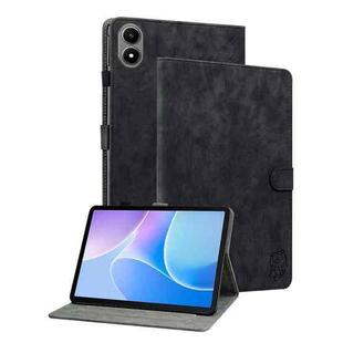 For Infinix Xpad 20 Tiger Pattern Flip Leather Tablet Case(Black)