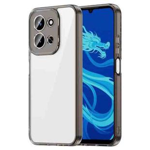 For Redmi 15C 4G 173.1mm PC Hybrid TPU Airbag Shockproof Phone Case(Transparent Black)