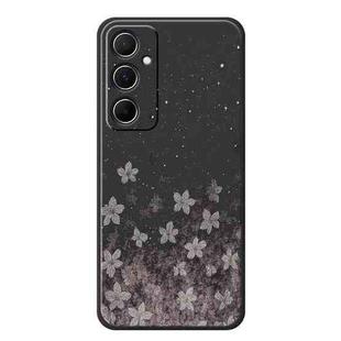 For Samsung Galaxy S24+ 5G A Series Minimalist TPU Creative Painted Phone Case(Black A0945)