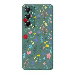 For Samsung Galaxy S23 5G A Series Minimalist TPU Creative Painted Phone Case(Green A0944)