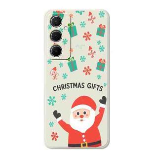For Samsung Galaxy S21 5G A Series Minimalist TPU Creative Painted Phone Case(White A0940)
