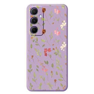 For Samsung Galaxy S21 5G A Series Minimalist TPU Creative Painted Phone Case(Purple A0953)
