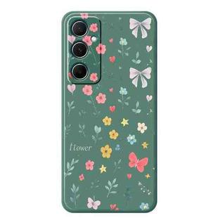 For Samsung Galaxy S21 5G A Series Minimalist TPU Creative Painted Phone Case(Green A0955)