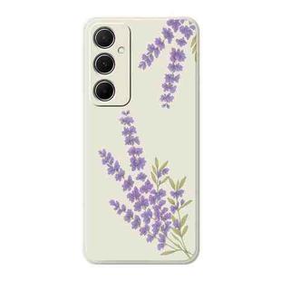 For Samsung Galaxy S21 Ultra 5G A Series Minimalist TPU Creative Painted Phone Case(White A0975)