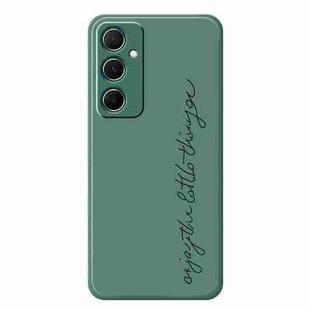For Samsung Galaxy S23 5G B Series Minimalist TPU Creative Painted Phone Case(Green A1004)