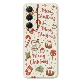 For Samsung Galaxy S23 5G B Series Minimalist TPU Creative Painted Phone Case(White A0997)