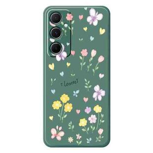 For Samsung Galaxy S21 5G B Series Minimalist TPU Creative Painted Phone Case(Green A1002)