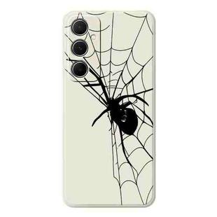 For Samsung Galaxy S21 Ultra 5G B Series Minimalist TPU Creative Painted Phone Case(White A1001)