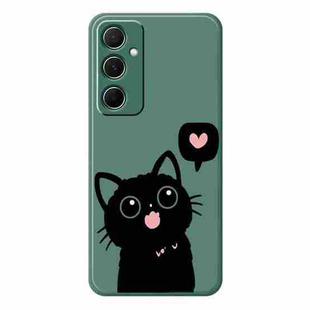 For Samsung Galaxy S22+ 5G C Series Minimalist TPU Creative Painted Phone Case(Green A1036)
