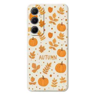 For Samsung Galaxy S21 5G C Series Minimalist TPU Creative Painted Phone Case(White A1032)