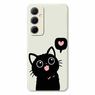 For Samsung Galaxy S21 5G C Series Minimalist TPU Creative Painted Phone Case(White A1036)