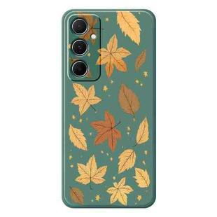For Samsung Galaxy S21 Ultra 5G C Series Minimalist TPU Creative Painted Phone Case(Green A1026)
