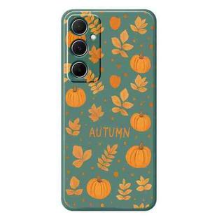 For Samsung Galaxy S21 Ultra 5G C Series Minimalist TPU Creative Painted Phone Case(Green A1032)