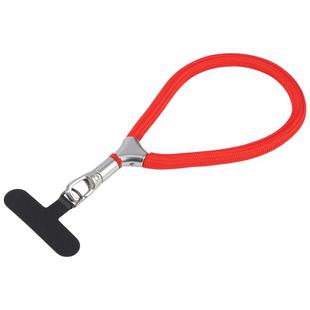 8mm Adjustable Silver Buckle Wrist Short Strap Anti-lost Mobile Phone Lanyard(Red)