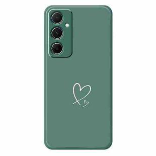 For Samsung Galaxy S23 5G D Series Minimalist TPU Creative Painted Phone Case(Green A1044)
