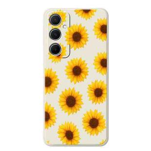 For Samsung Galaxy S23 5G D Series Minimalist TPU Creative Painted Phone Case(White A1049)
